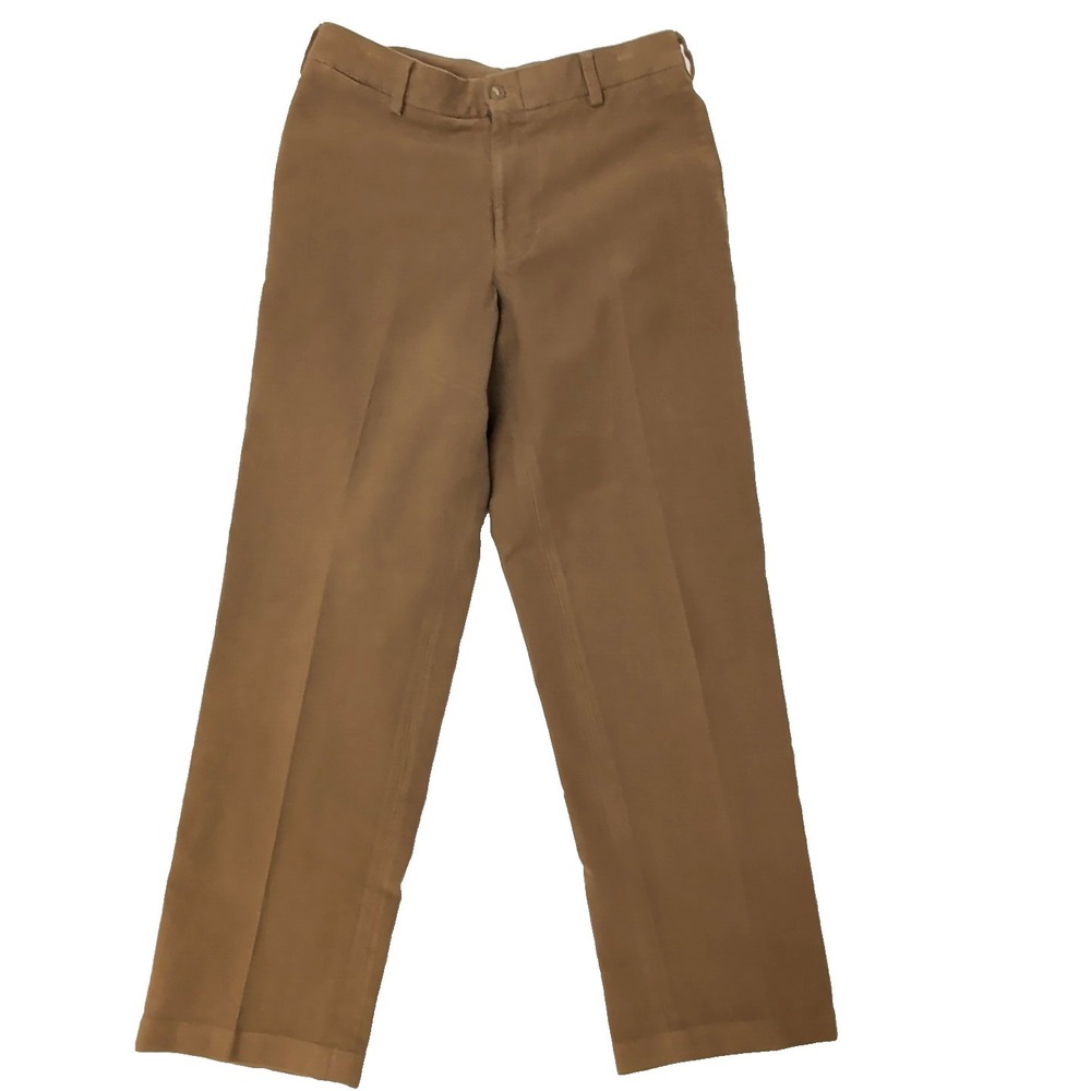 Bills Khakis M2 Trousers Mens 34x30.5 Brown Cotton Made in USA Stretch Comfort